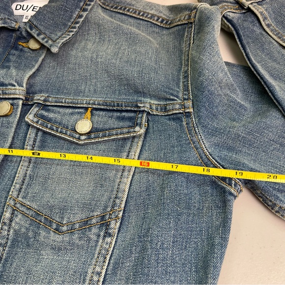 DU/ER Womens Size XS Denim Jean Trucker Jacket - Picture 8 of 12